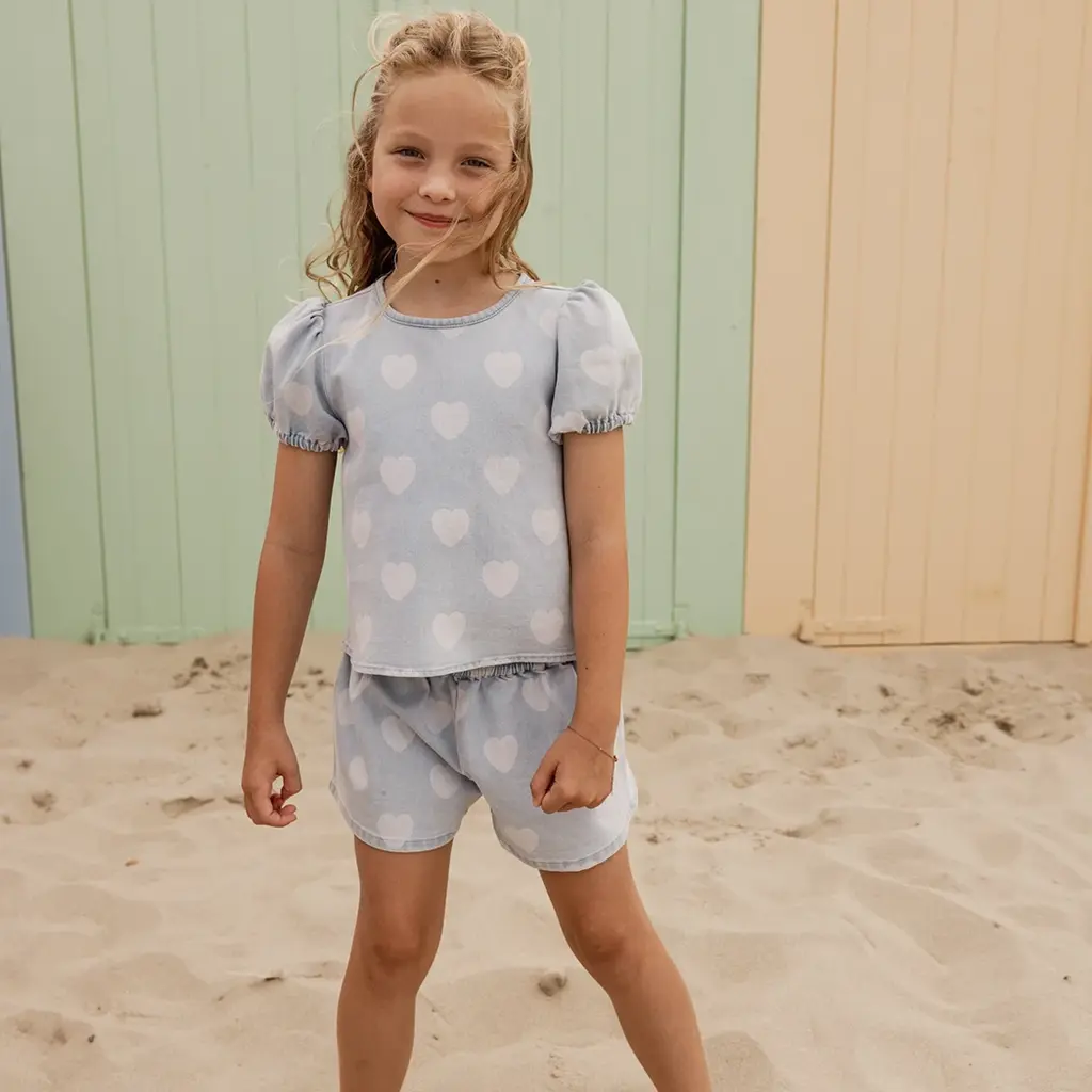 Spijkertopje (heart denim)
