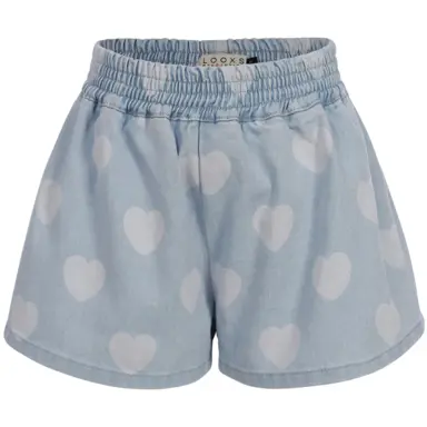 Korte spijkerbroek (heart denim)
