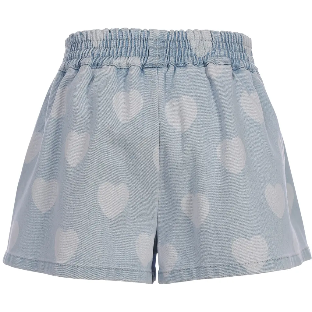 Korte spijkerbroek (heart denim)