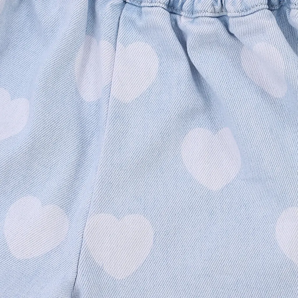 Korte spijkerbroek (heart denim)