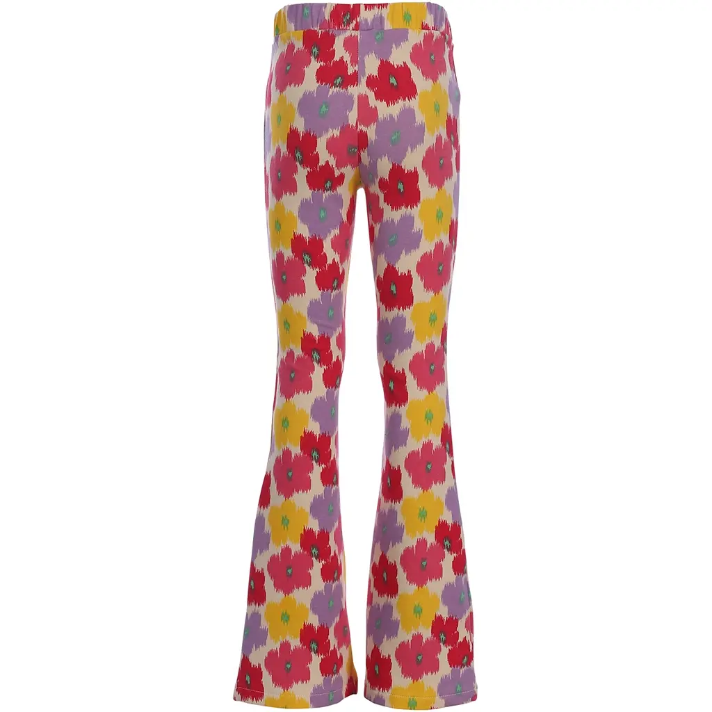 Broek flared (flower festival)