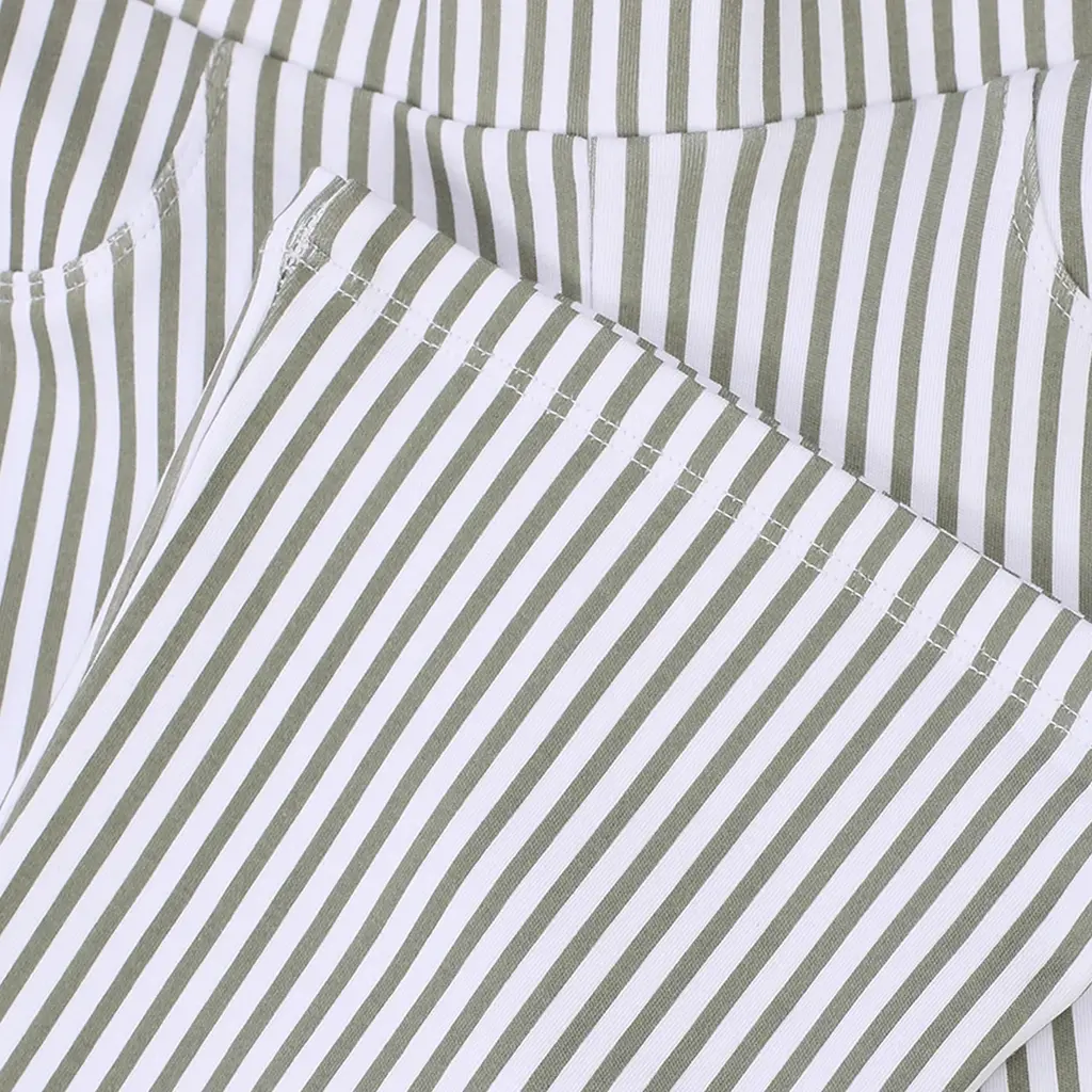 Broek flared (beach stripe)