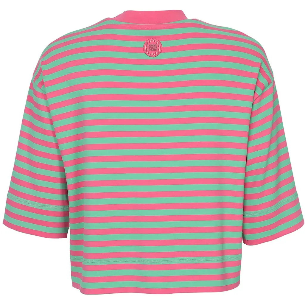 T-shirt (pink summer stripe)