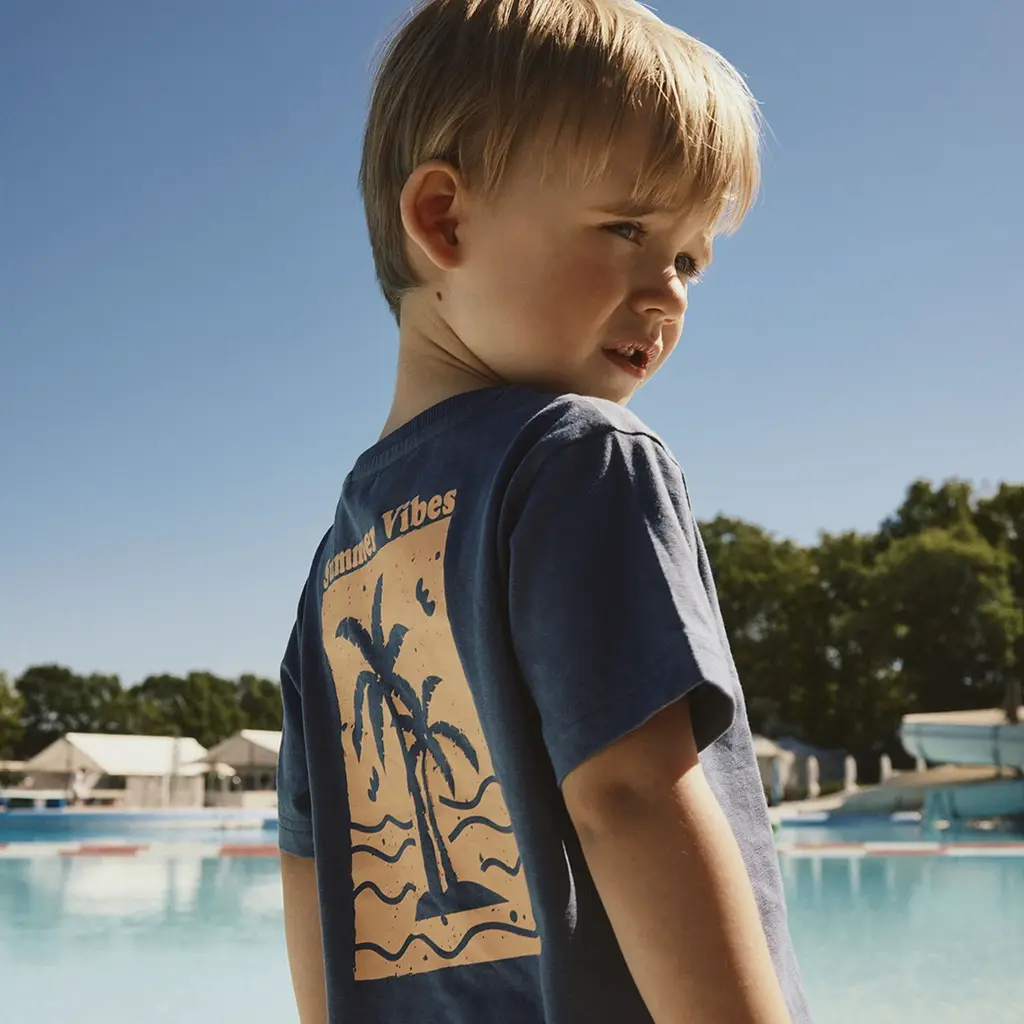 T-shirt Flom (vintage indigo)