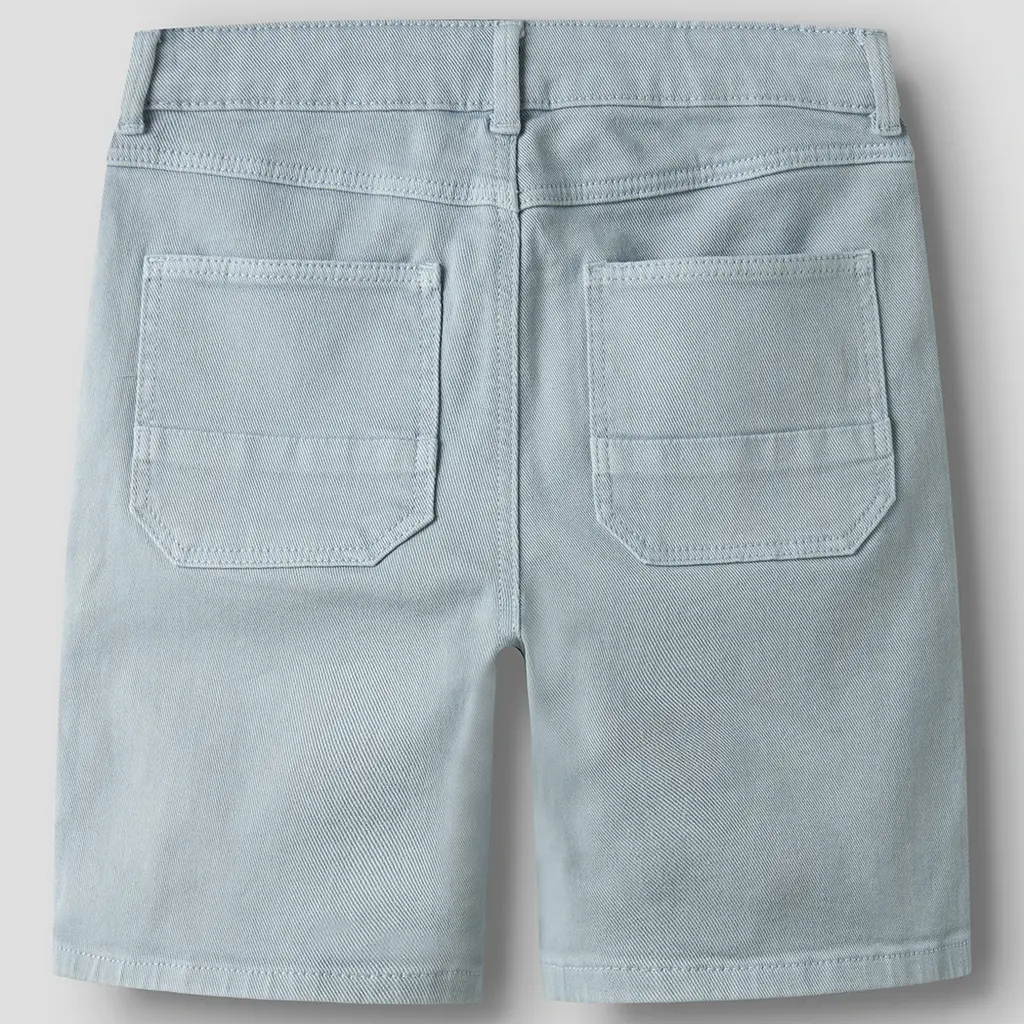 Korte broek twill STRAIGHT Ryan (blue fog)