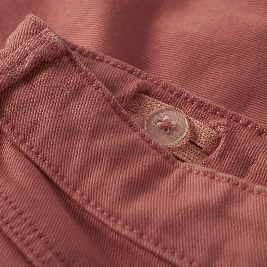 Korte broek twill STRAIGHT Ryan (spiced coral)