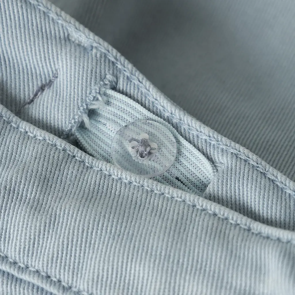 Korte broek twill STRAIGHT Ryan (blue fog)