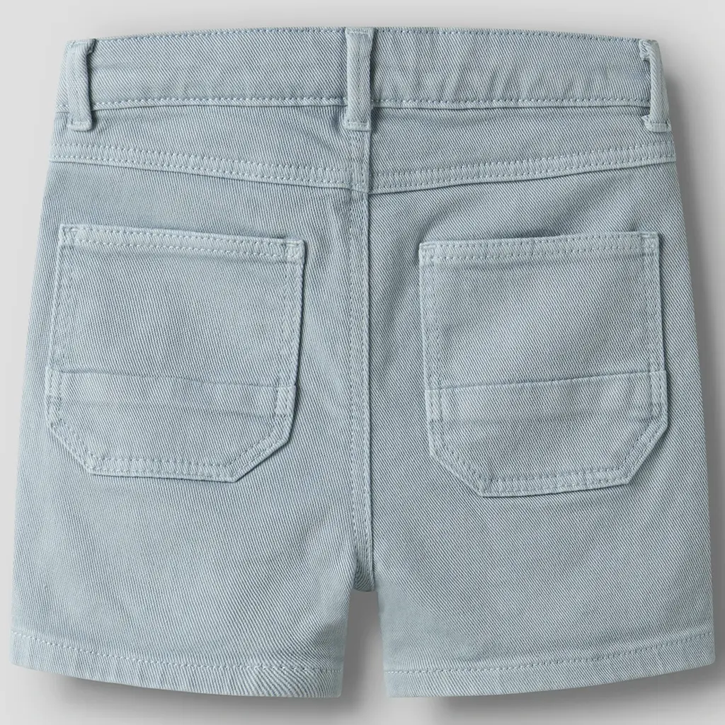 Korte broek twill STRAIGHT Ryan (blue fog)