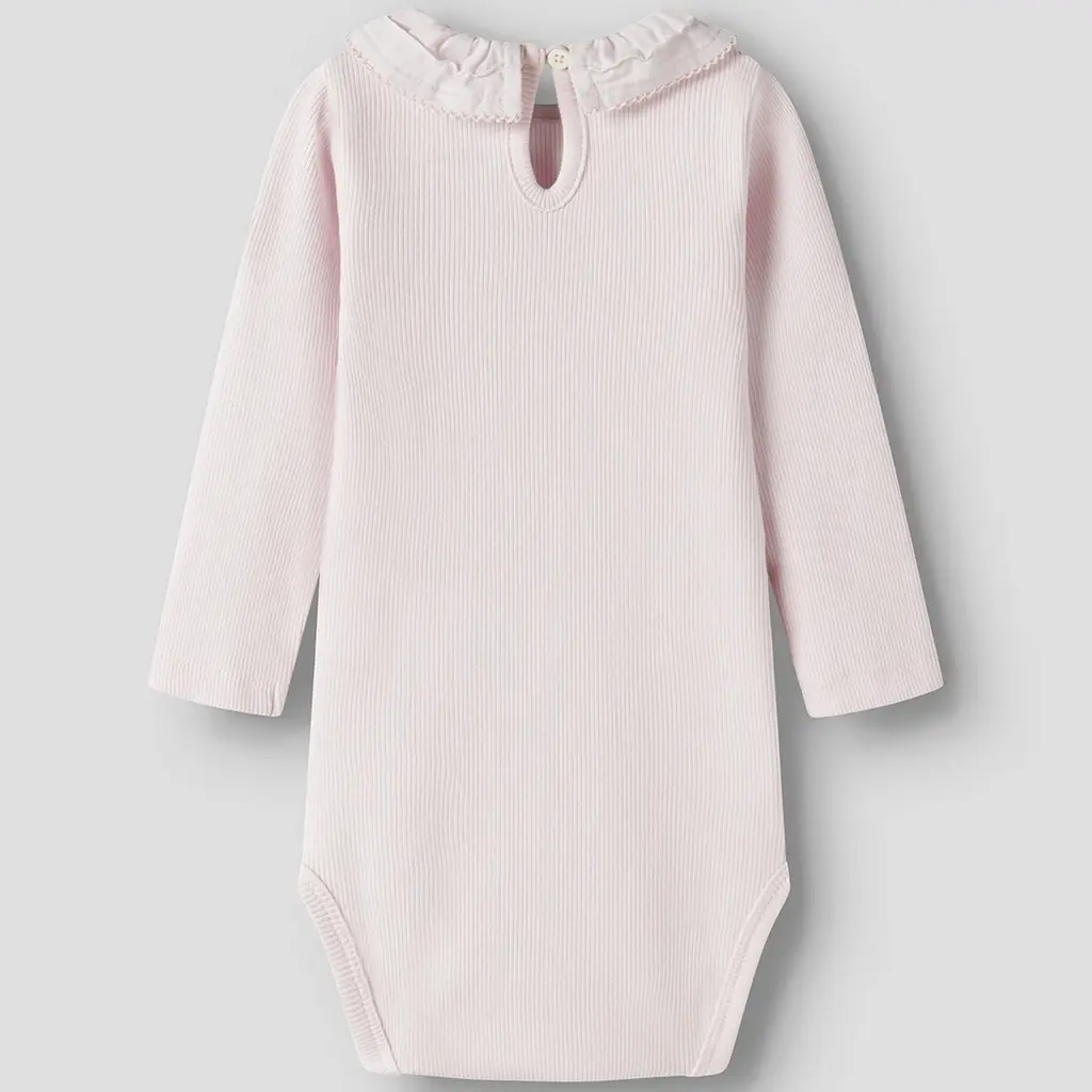 Rompertje kraagje Floris (cradle pink)