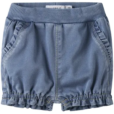Kort broekje/bloomer Bella (light blue denim)