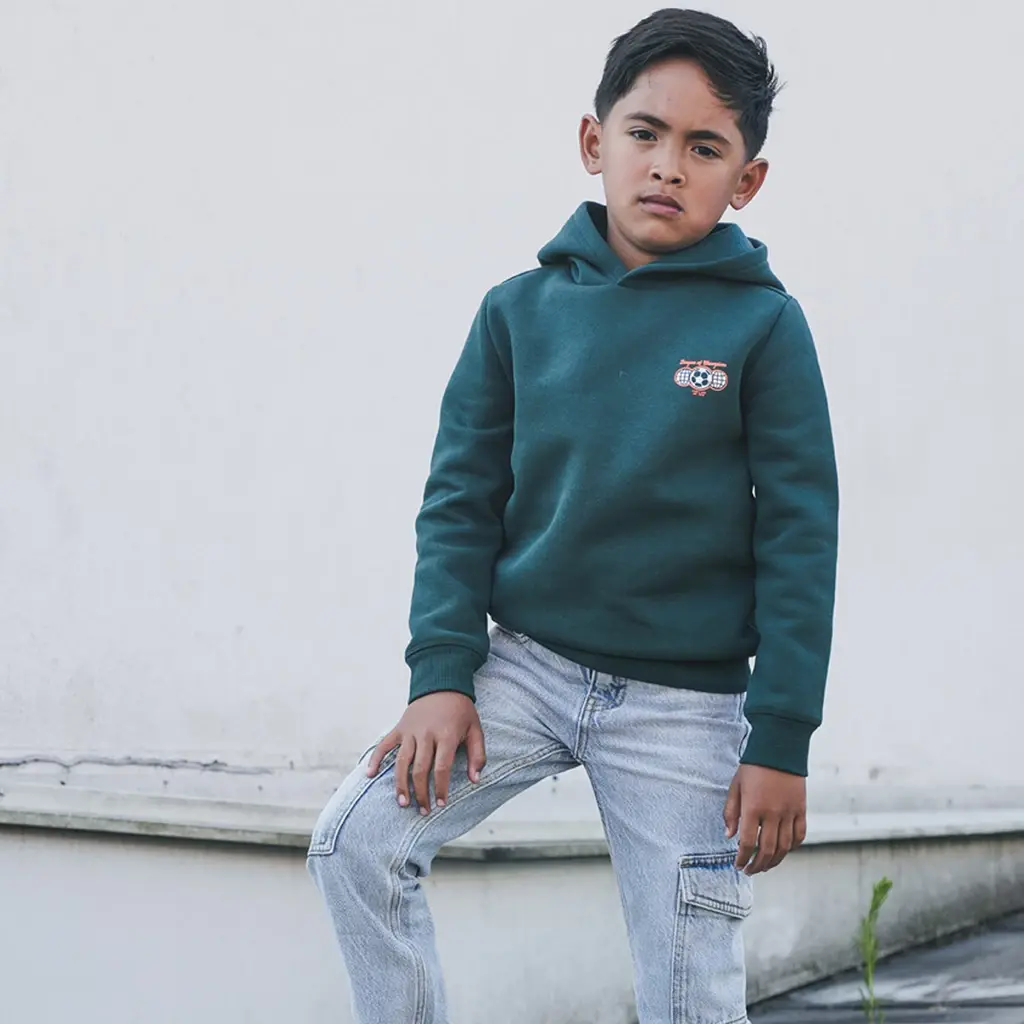 Trui hoodie Hank (storm green)