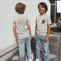TYGO & Vito T-shirt Trace loose fit (pebble stone)