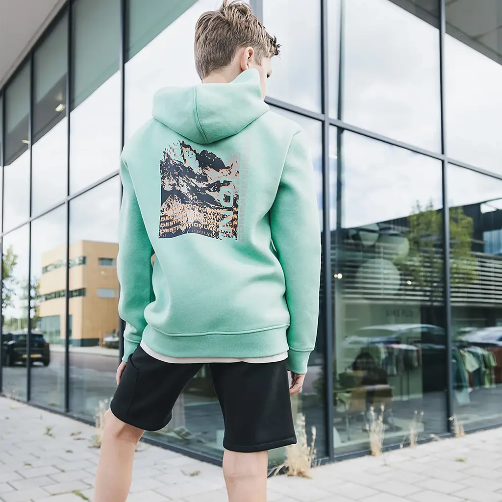Trui hoodie Nigel (wasabi)