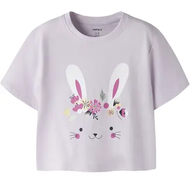 T-shirt LOOSE FIT Vilinse (lavender fog bunny)