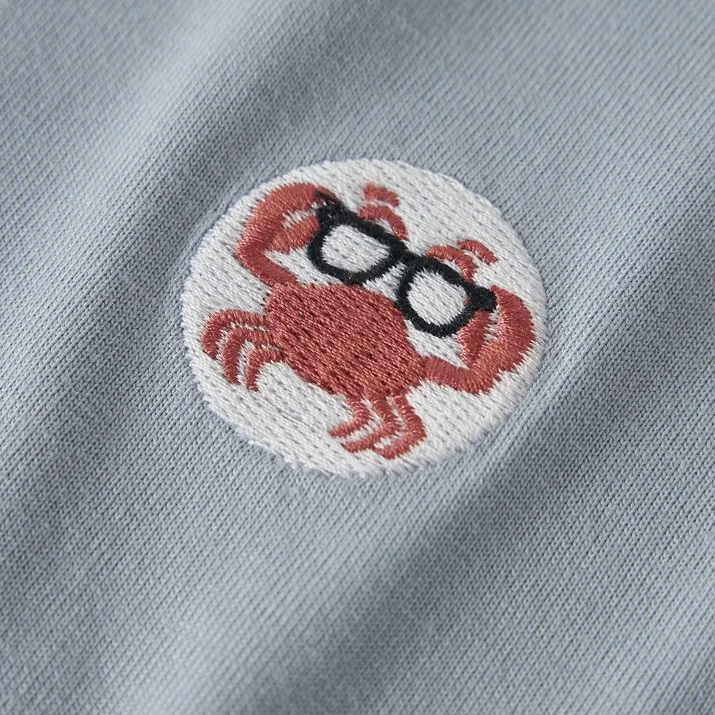 T-shirt Vimpel (blue fog crab)