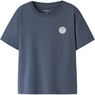 T-shirt Vimpel (vintage indigo palm)