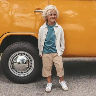 Overhemd Melange (white swan)