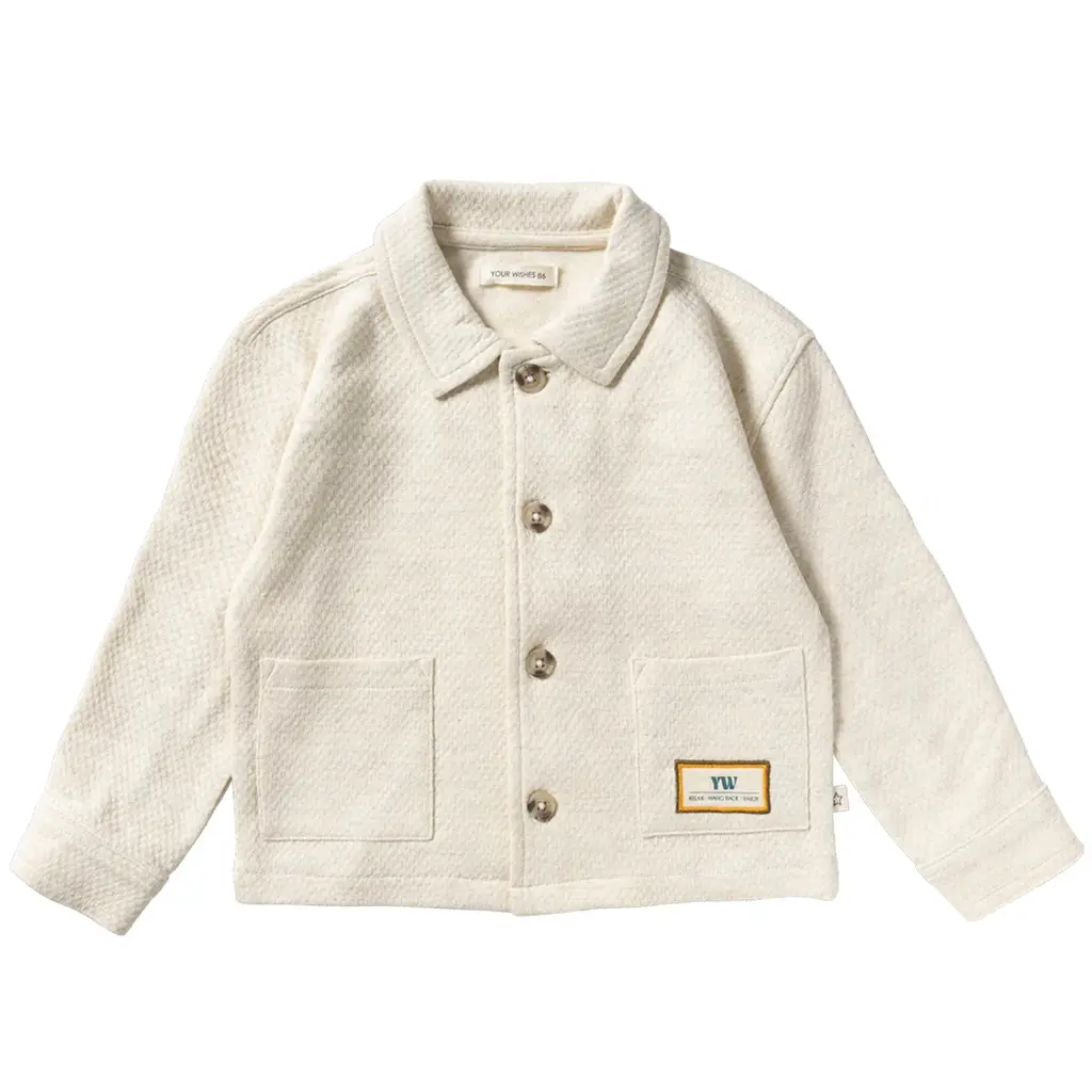 Overhemd Melange (white swan)