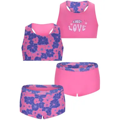 Bikini Winona REVERSIBLE (Cheery Flower)