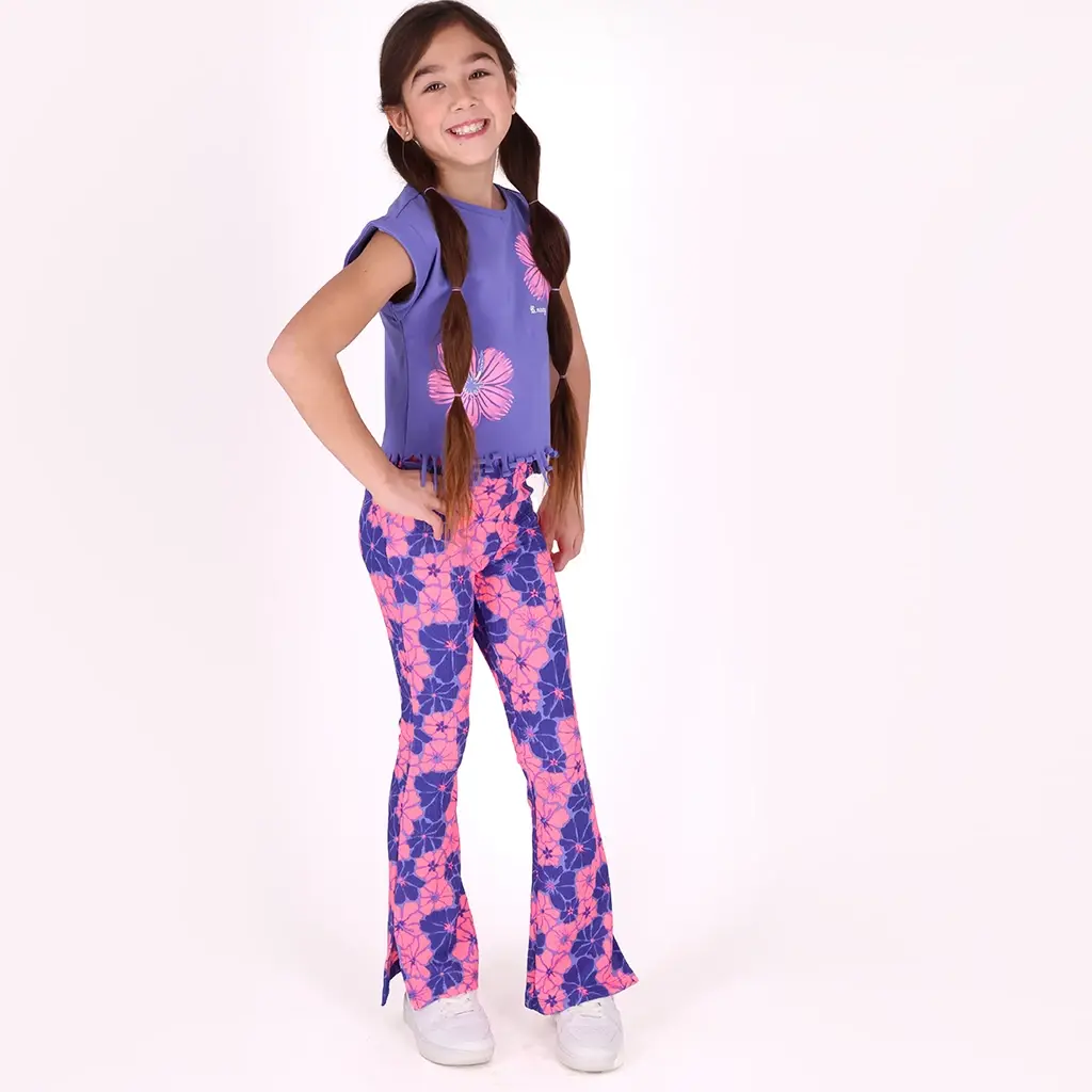 Broek Pepper flared (cheery flower)