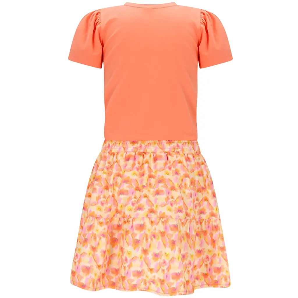 Jurk Dunya (fusion coral)