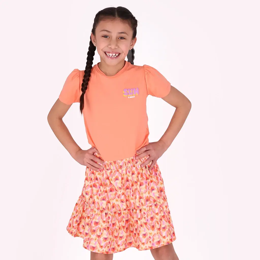 Jurk Dunya (fusion coral)