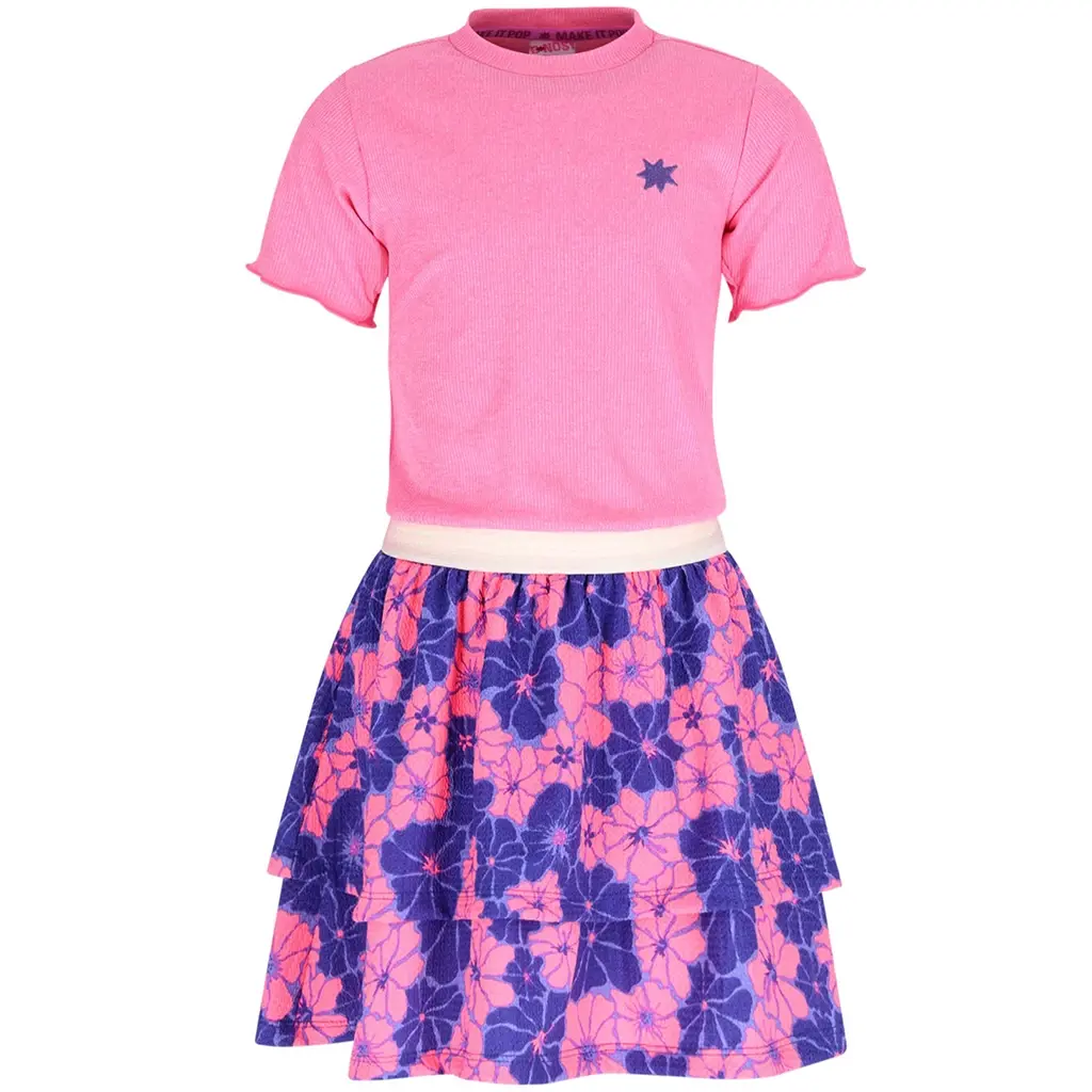 Jurk Dori (fluor pink)