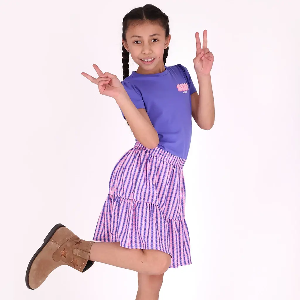 Jurk Dunya (blue iris)