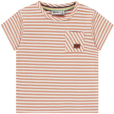 T-shirtje stripes (orange)