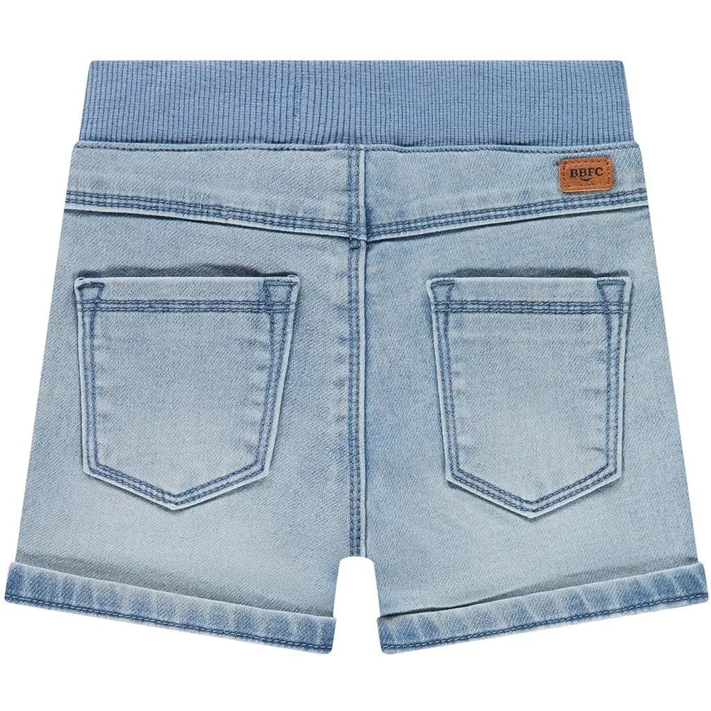 Kort spijkerbroekje jogg (grey blue denim)