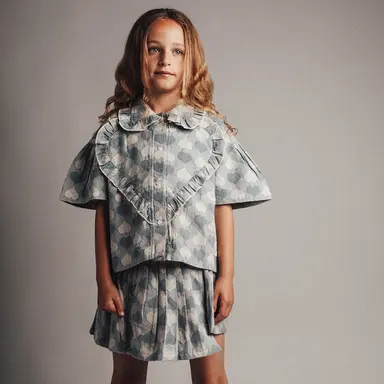 Blouse t-shirt Laila (blue denim light)