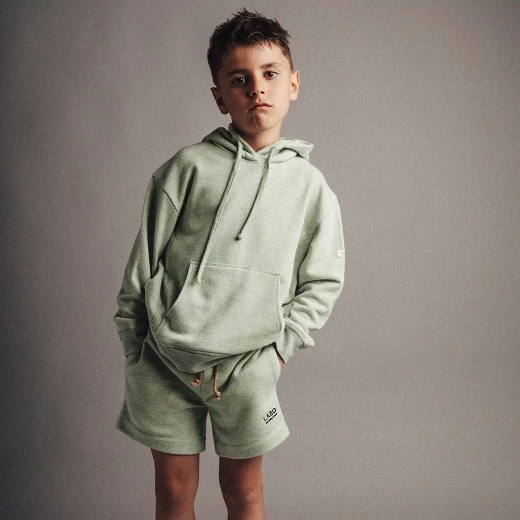 Korte broek Lennon (green menth melange)