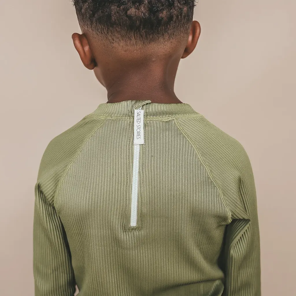 Zwemshirt Solid rib (iguana)