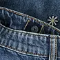 Name It Korte spijkerbroek REGULAR FIT Bella (medium blue bleached denim daisy)