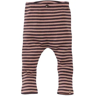Broekje tricot rib streepje Julan (after dark)