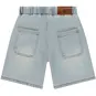 Korte spijkerbroek wide fit (pale blue denim)