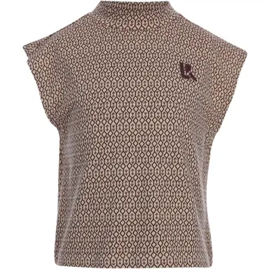 Topje backprint (sandy pattern)