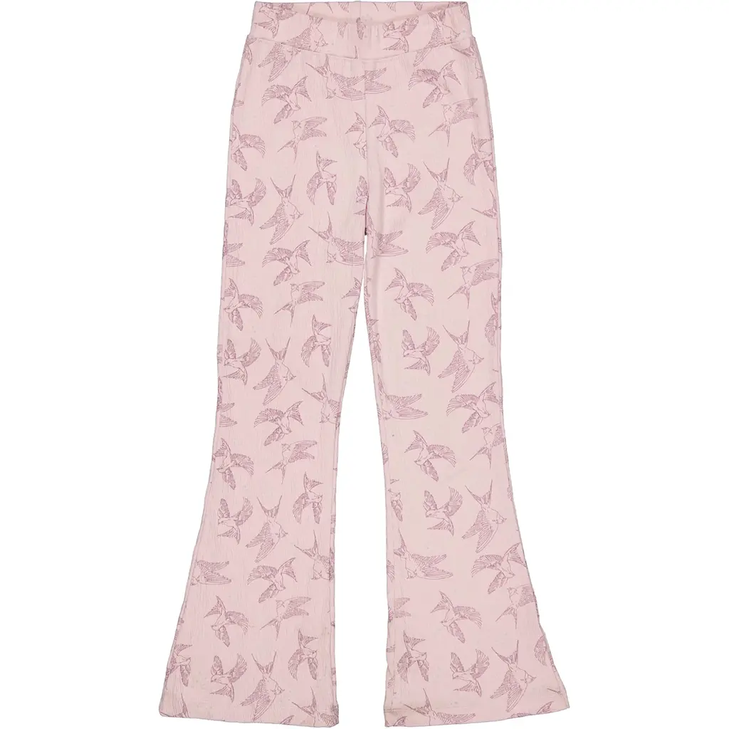 Broek Bijntje flared (aop white animal)