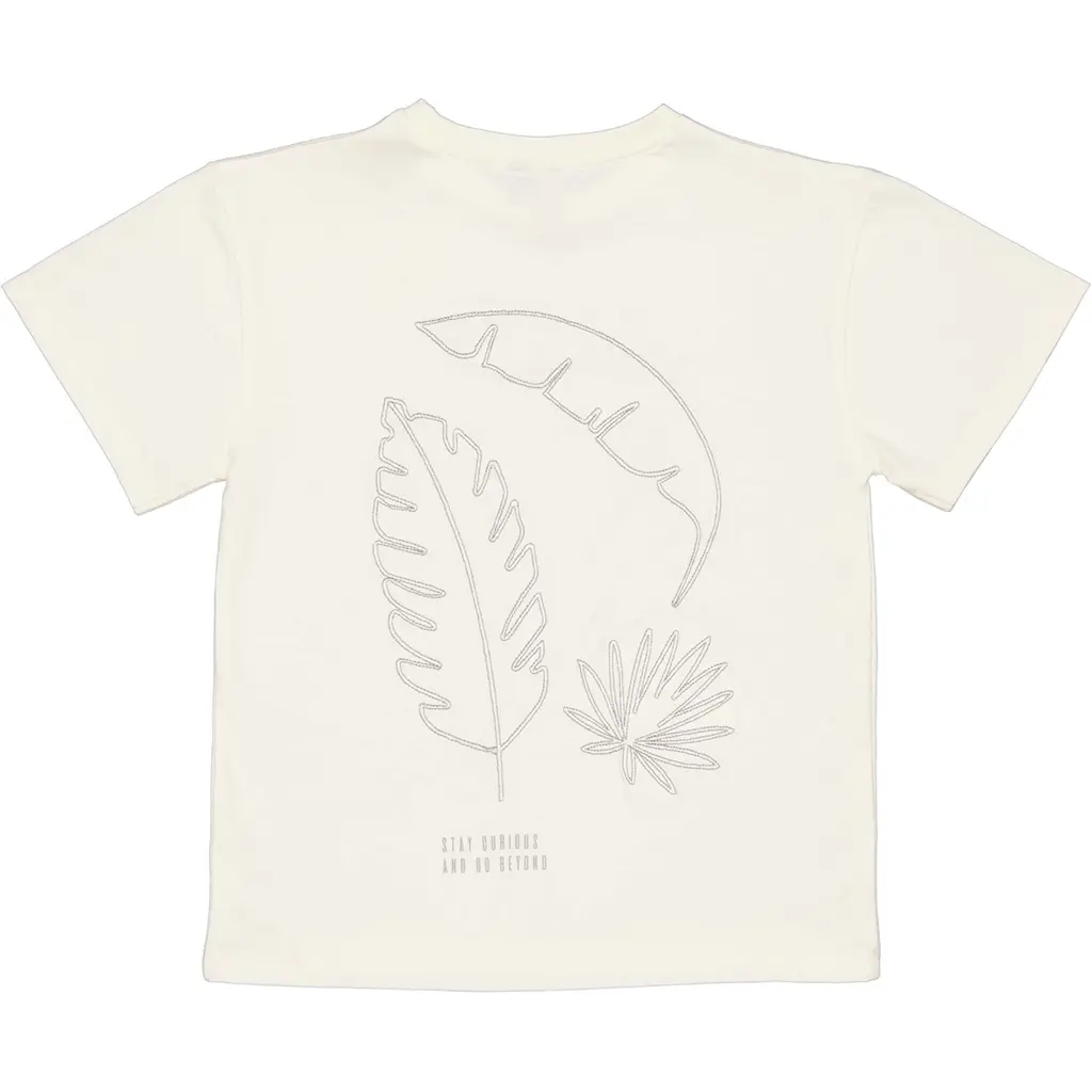 T-shirt Berny backprint (white pearl)