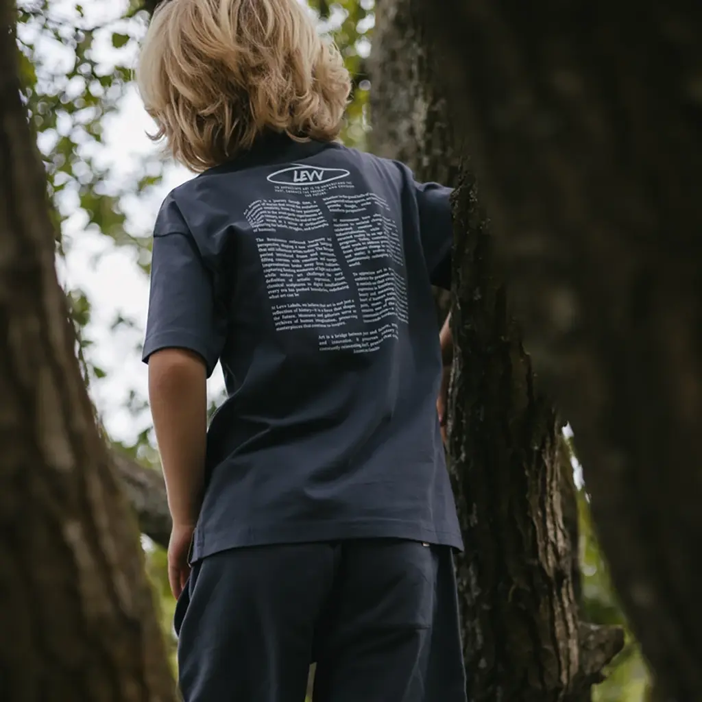 T-shirt Berk backprint (dark blue)