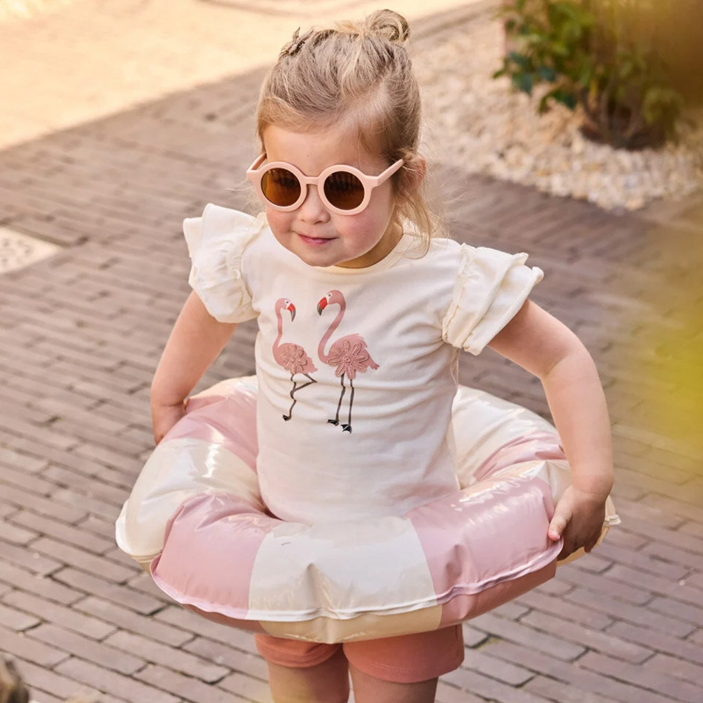 Tweedelig setje (off-white) - t-shirtje met kort broekje