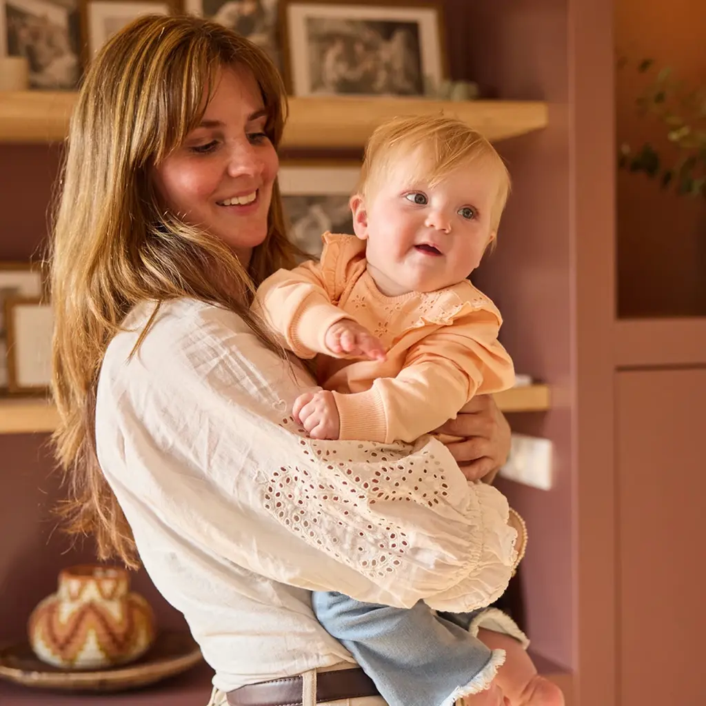 Spijkerbroekje flared (blue jeans)