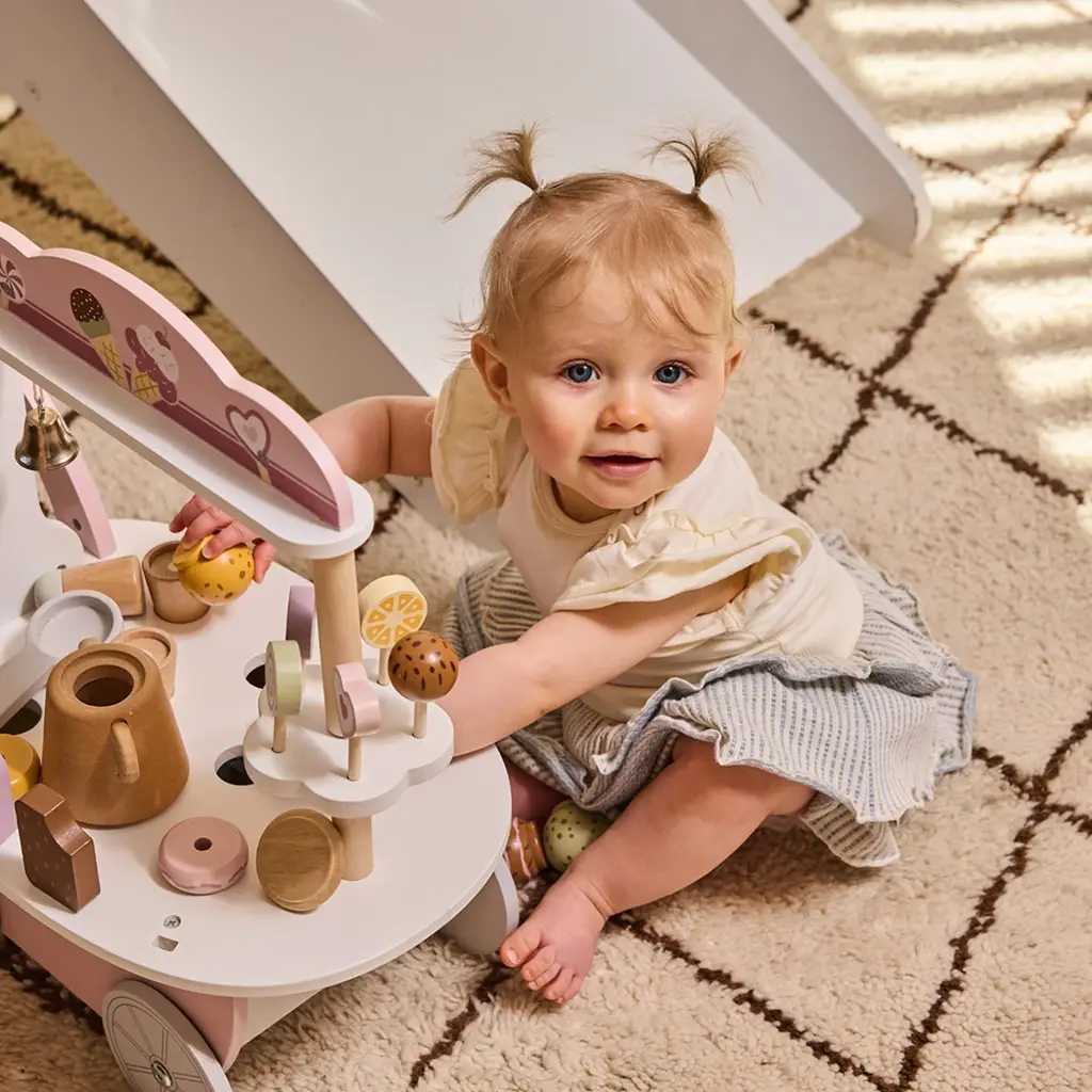 Jurk met haarbandje (blue)