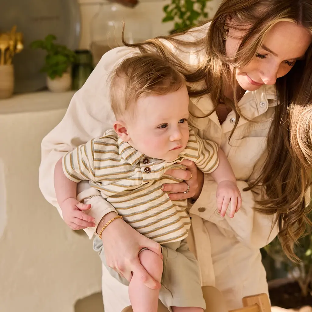 Tweedelig setje (multi colour) - polo met kort broekje