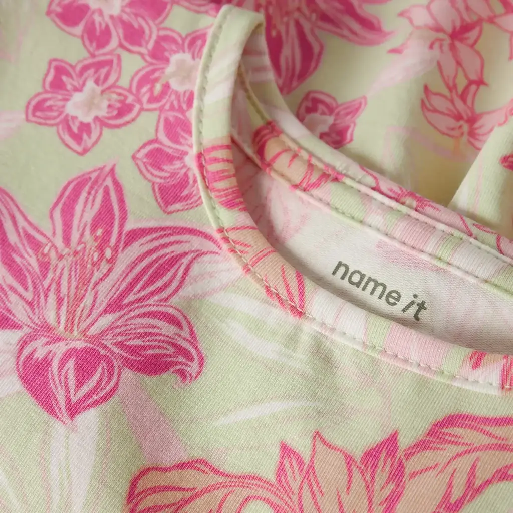 Jurk Fennaz (lime cream)