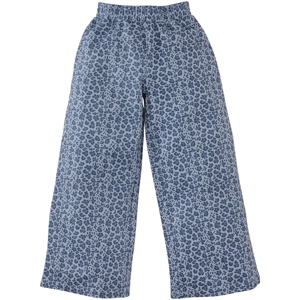 Broek panter WIDE LEG Selin (dusty blue)