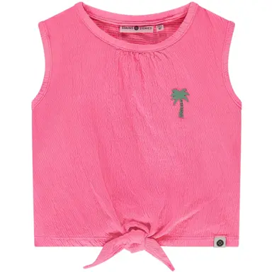 Topje backprint (neon pink)