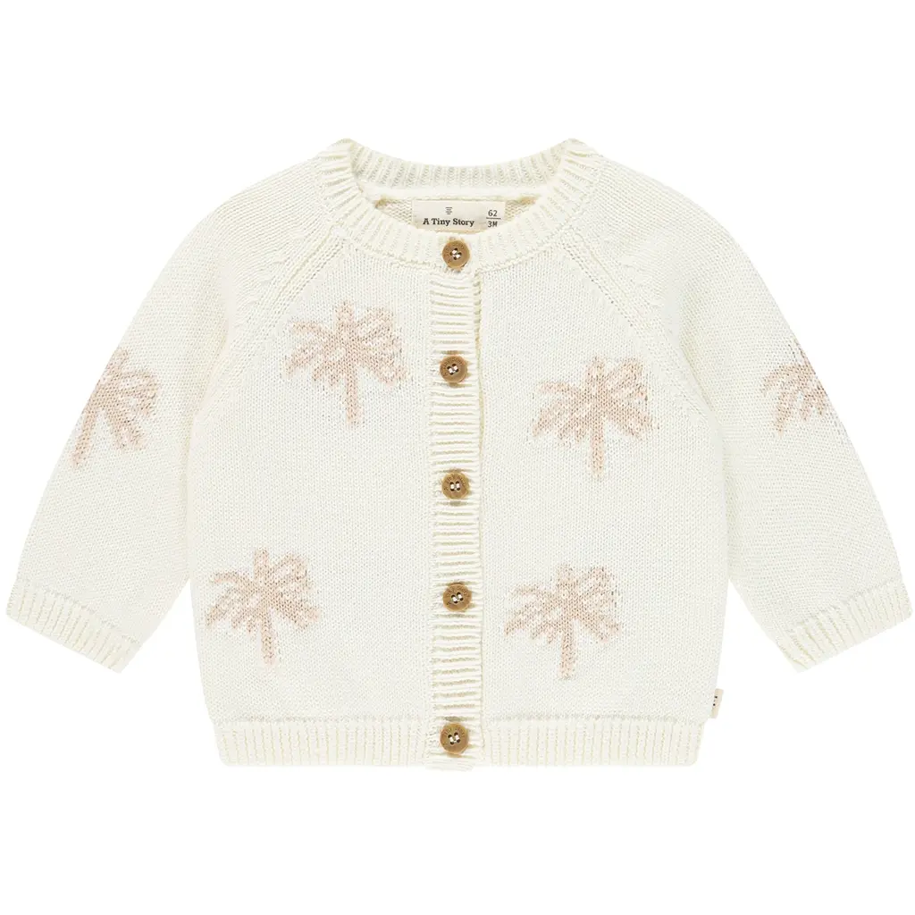 Gebreid vestje (ecru)