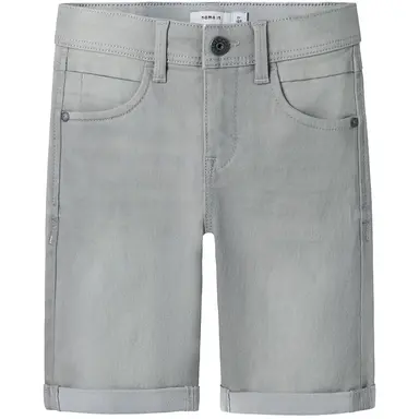 Korte spijkerbroek SLIM FIT Silas (medium grey denim)
