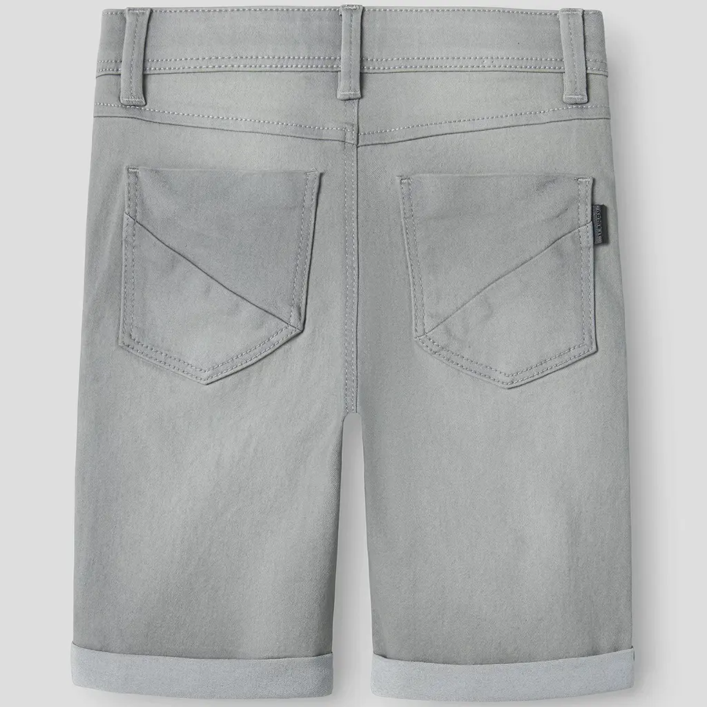 Korte spijkerbroek SLIM FIT Silas (medium grey denim)